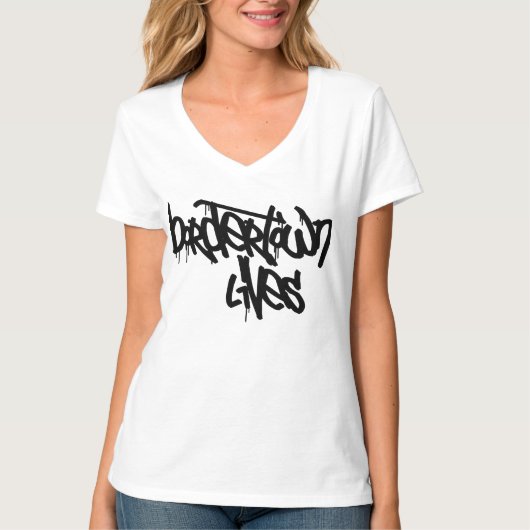 grensstad levens t-shirt (Voorkant)