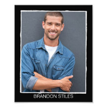 Grensverleggende Retro Acteur Acting Headshot - 8x