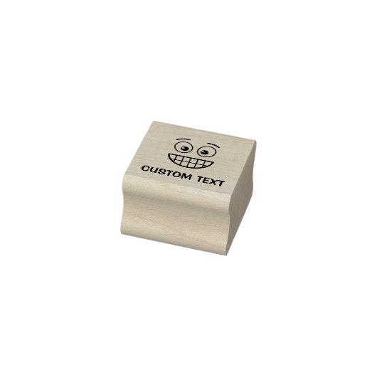 Grensvlak met open ogen rubberstempel (Stempel)