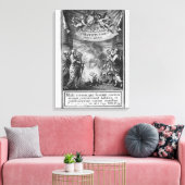 Grenswaardes van de index "librorum" canvas afdruk (Insitu (Woonkamer))