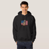 Grenswerper vader mama Amerikaanse vlag 4e van J Hoodie (Voorkant volledig)