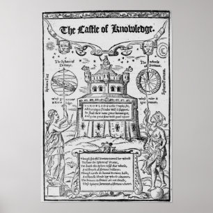 Grenzen aan het "kasteel van de kennis" poster