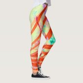 Grenzen gaan rood leggings (Rechts)