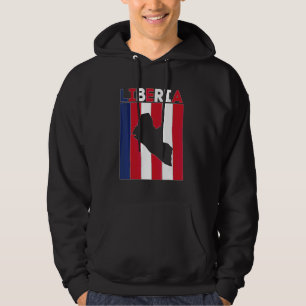 Grenzen van Liberia Hoodie