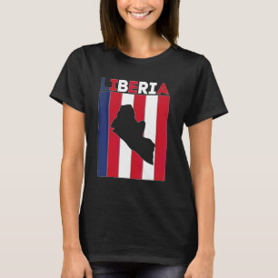 Grenzen van Liberia T-shirt