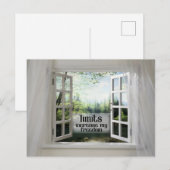 Grenzen vergroten mijn vrijheid - Motivatie Affirm Briefkaart (Voorkant / Achterkant)