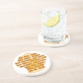 Grès BIÈRE en langues dessous de verre personnalisé (Côté)