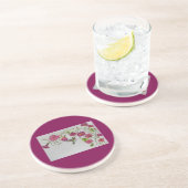 Grès Colibri en Dessous de verre (Côté)
