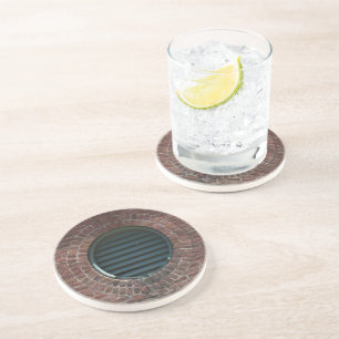 Grès Dessous de verre - Avent en brique