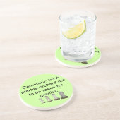 Grès Dessous de verre - Cimetière=verger en marbre (Côté)