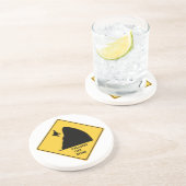 Grès Dessous de verre en baisse drôles de signe de zone (Côté)