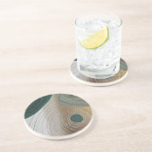 Grès Dessous de verre en céramique « L'Œil de la Terre  (Côté)