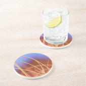 Grès Dessous de verre en herbe (Côté)