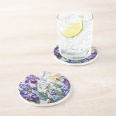 Grès Dessous de verre en marbre d'Iris (Côté)