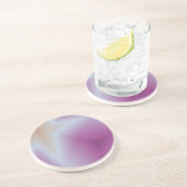 Grès dessous de verre en marbre rose (Côté)