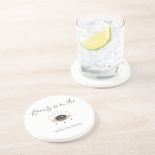 Grès Dessous de verre en pierre comique - Pun pour les  (Côté)