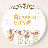 Grès Dessous de verre en pierre de Mexico (Devant)