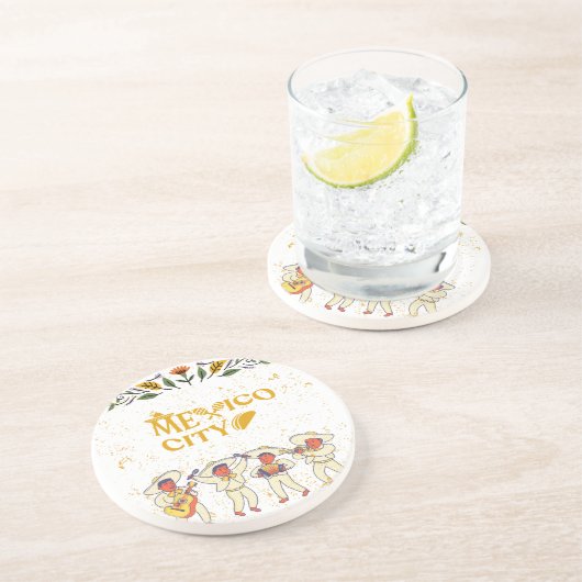 Grès Dessous de verre en pierre de Mexico (Côté)