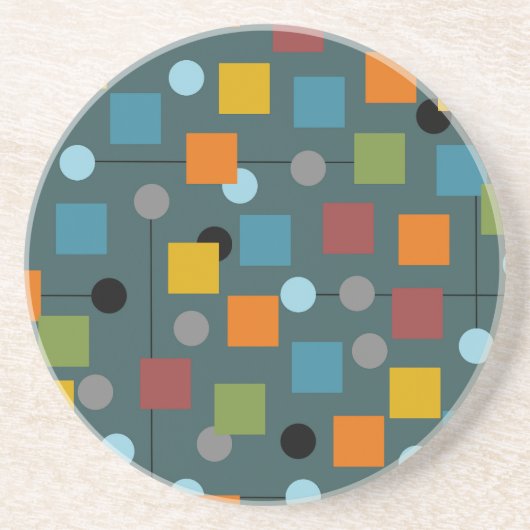 Grès Dessous de verre En Pierre De Sable - Moderne Du M (Devant)