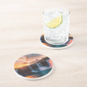 Grès Dessous de verre en pierre de sable personnalisé r (Côté)
