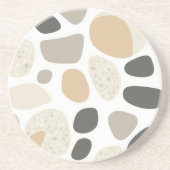 Grès Dessous de verre en pierre de Terrazzo scandinave (Devant)