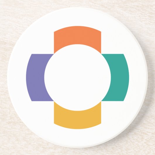 Grès Dessous de verre en pierre d'OpenMRS (Devant)