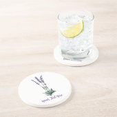 Grès Dessous de verre en pierre personnalisé à la lavan (Côté)