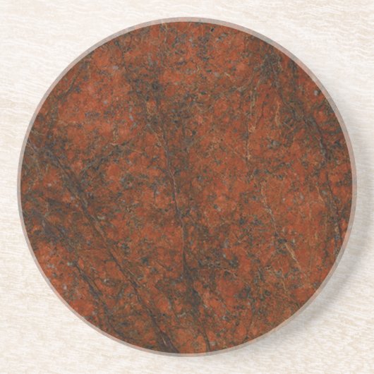 Grès Dessous de verre en pierre rouge (Devant)