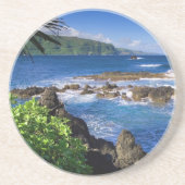 Grès Dessous de verre en pierre tropicale océanique (Devant)