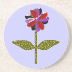 Grès Dessous de verre en plastique brillant