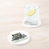 Grès Dessous de verre en verre (Côté)