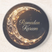 Grès Dessous de verre en verre décor de maison Ramdan K (Devant)