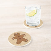 Grès Dessous de verre Homme en pain d'épices (Côté)