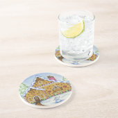 Grès Dessous de verre Maison en pain d'épices (Côté)