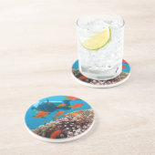 Grès Dessous de verre pour plongeur en scaphandre (Côté)