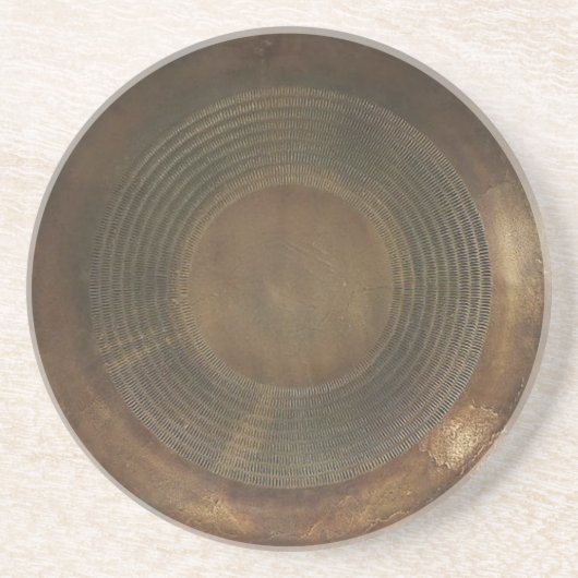 Grès Dessous de verre rustiques en métal (Devant)