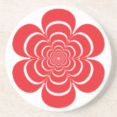 Grès Dessous de verre simples en silhouette (Devant)