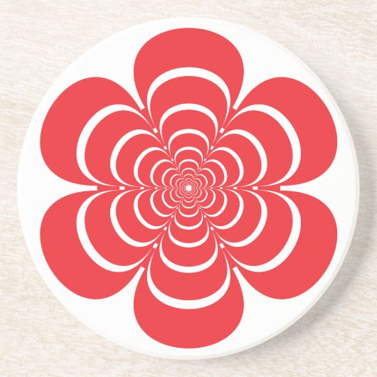 Grès Dessous de verre simples en silhouette (Devant)