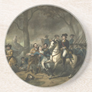 Grès George Washington en dessous de verre de soldat