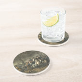 Grès George Washington en dessous de verre de soldat (Côté)