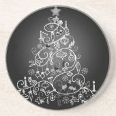 GRÈS MODERNE **ARBRE DE NOËL** DESSOUS DE VERRE EN PIER (Devant)