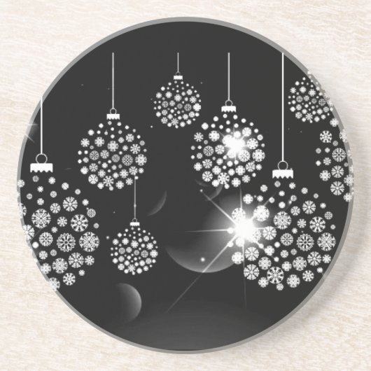 GRÈS MODERNE **ORNEMENT DE NOËL** DESSOUS DE VERRE EN P (Devant)
