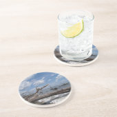 Grès Série pittoresque : Dessous de verre en bois flott (Côté)
