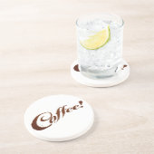 Grès Tasses de Café en Marc de Café - Dessous de Verre (Côté)