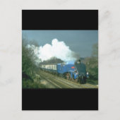 Gresley A4 Sir Nigel Gresley works_Steam Trains Briefkaart (Voorkant)