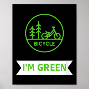 Greta Bicycel Natuur Protection Environmental Prot Poster