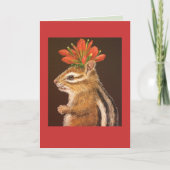 Greta de chipmunk kaart (Voorkant)