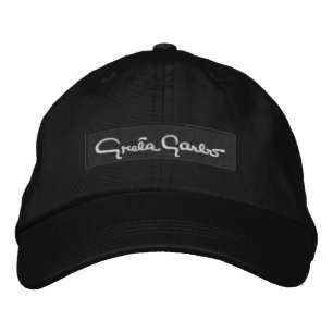 Greta Garbo Casquette brodé