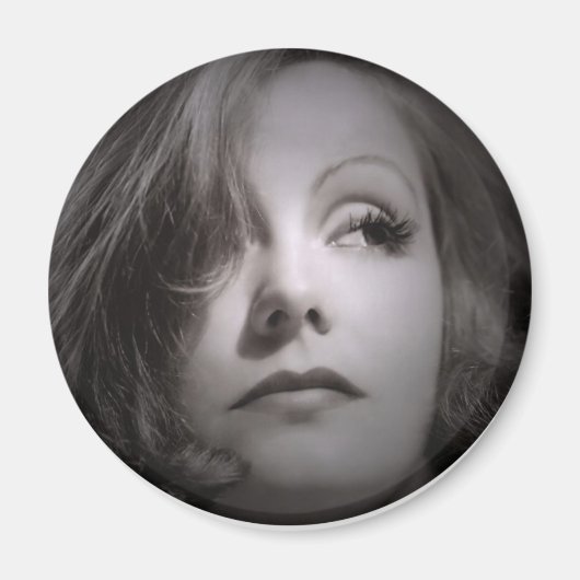Greta Garbo Koelkast Magnet Magneet (Voorkant)