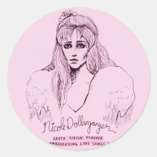 Greta Gibson voor altijd Stickers (Voorkant)